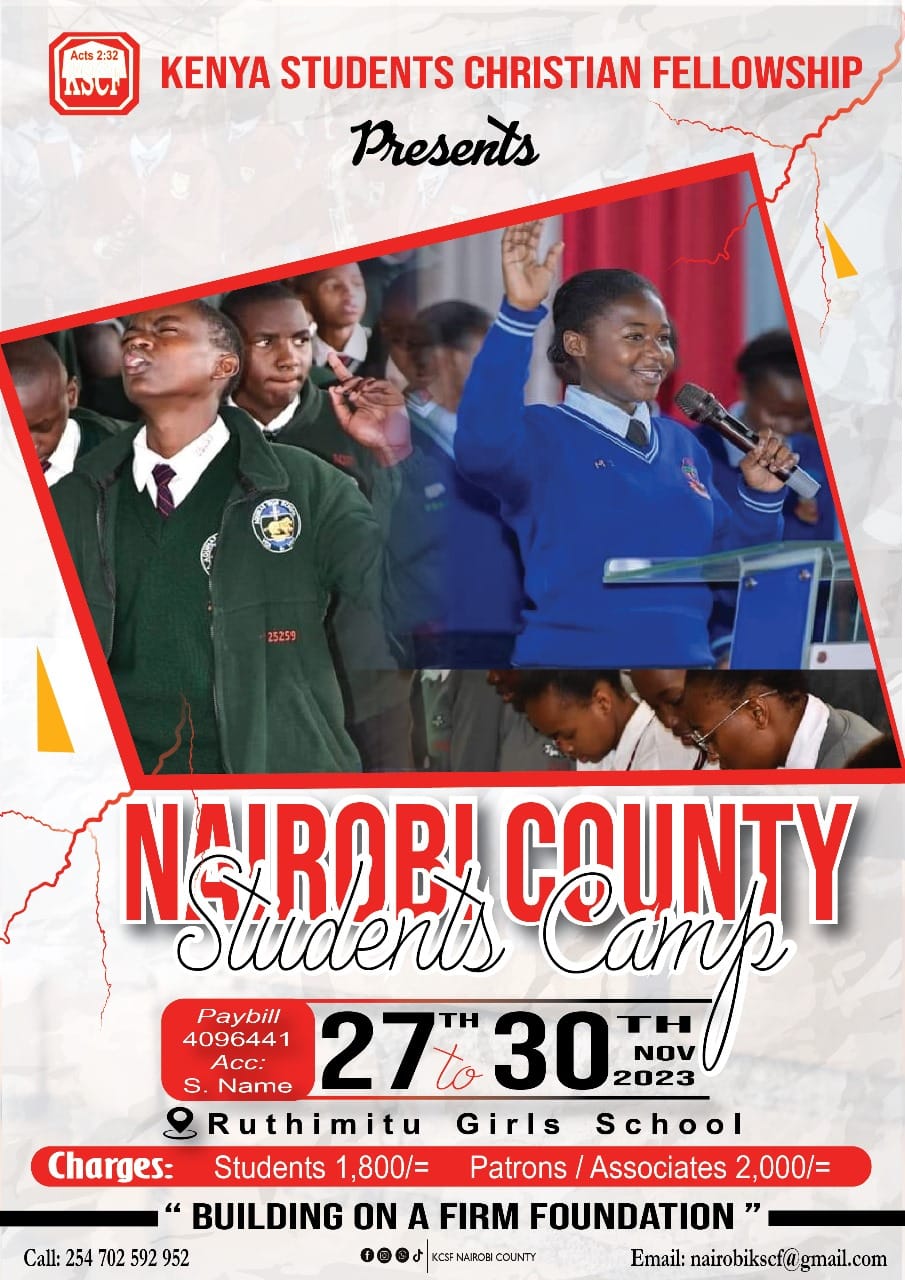 KSCF Nairobi County Students Camp Nov 2023 Kenya Students Christian Fellowship Nairobi County